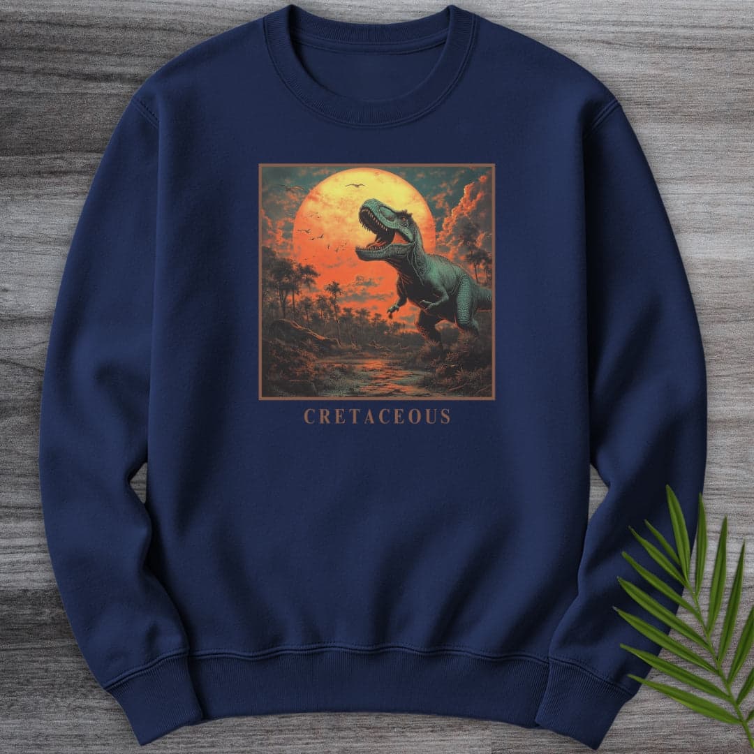 Sweatshirt Navy / S Cretaceous T.rex Graphic Crewneck