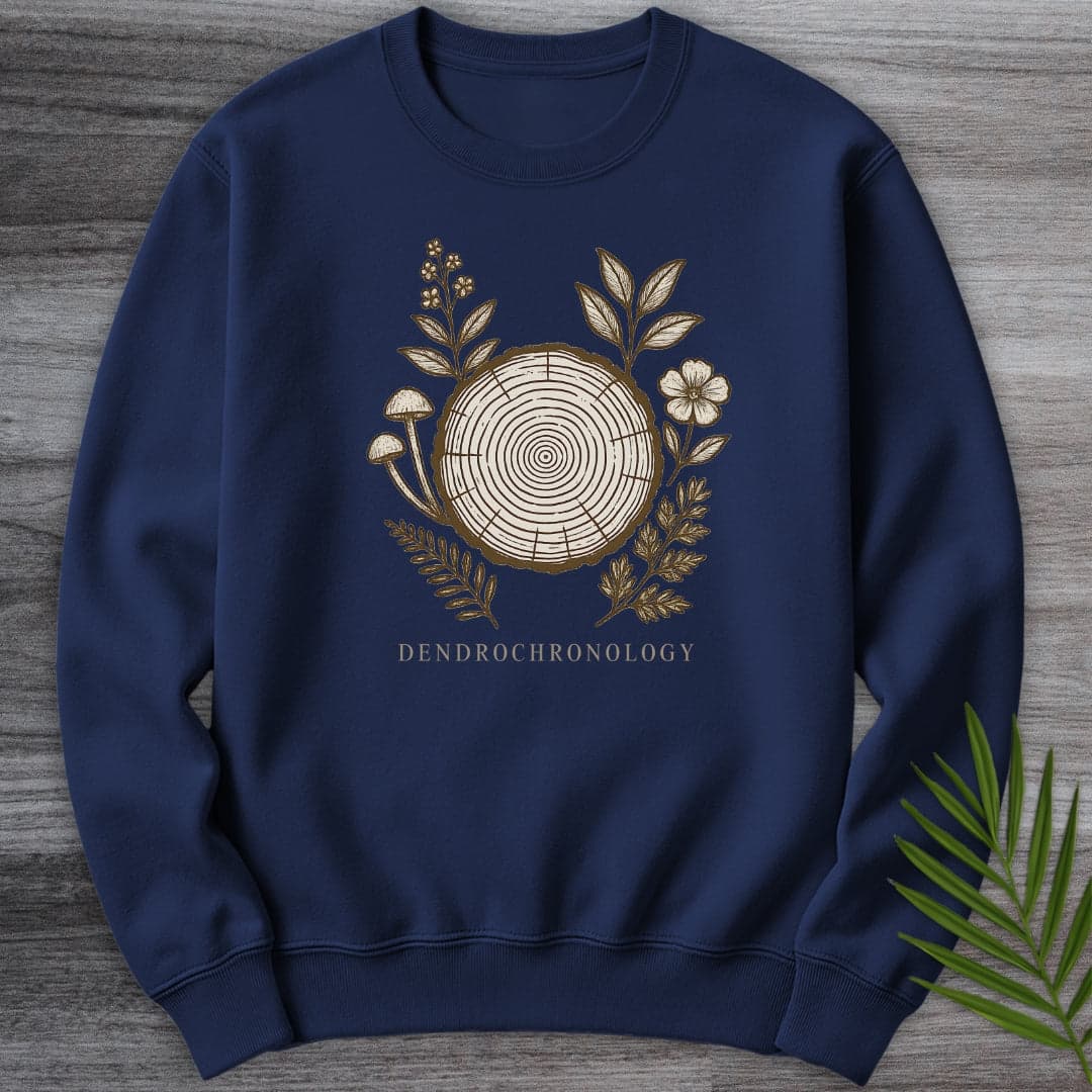 Sweatshirt Navy / S Dendrochronology Tree Ring Crewneck