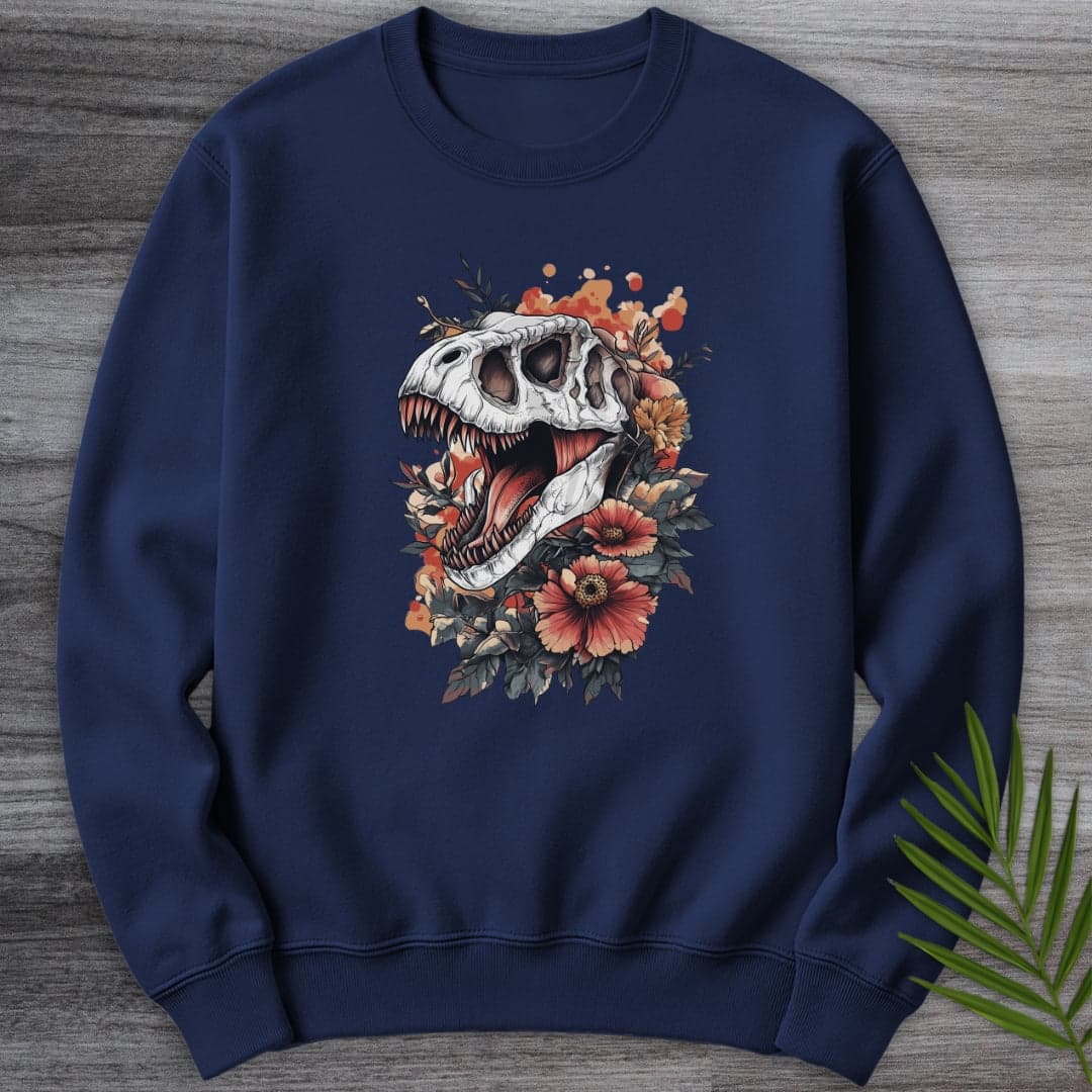 Sweatshirt Navy / S Floral Fossil Fury Crewneck