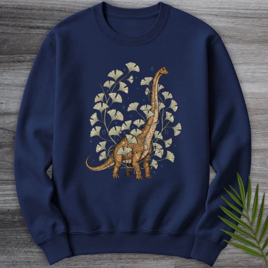 Sweatshirt Navy / S Ginko Wrapped Brachiosaurus Crewneck