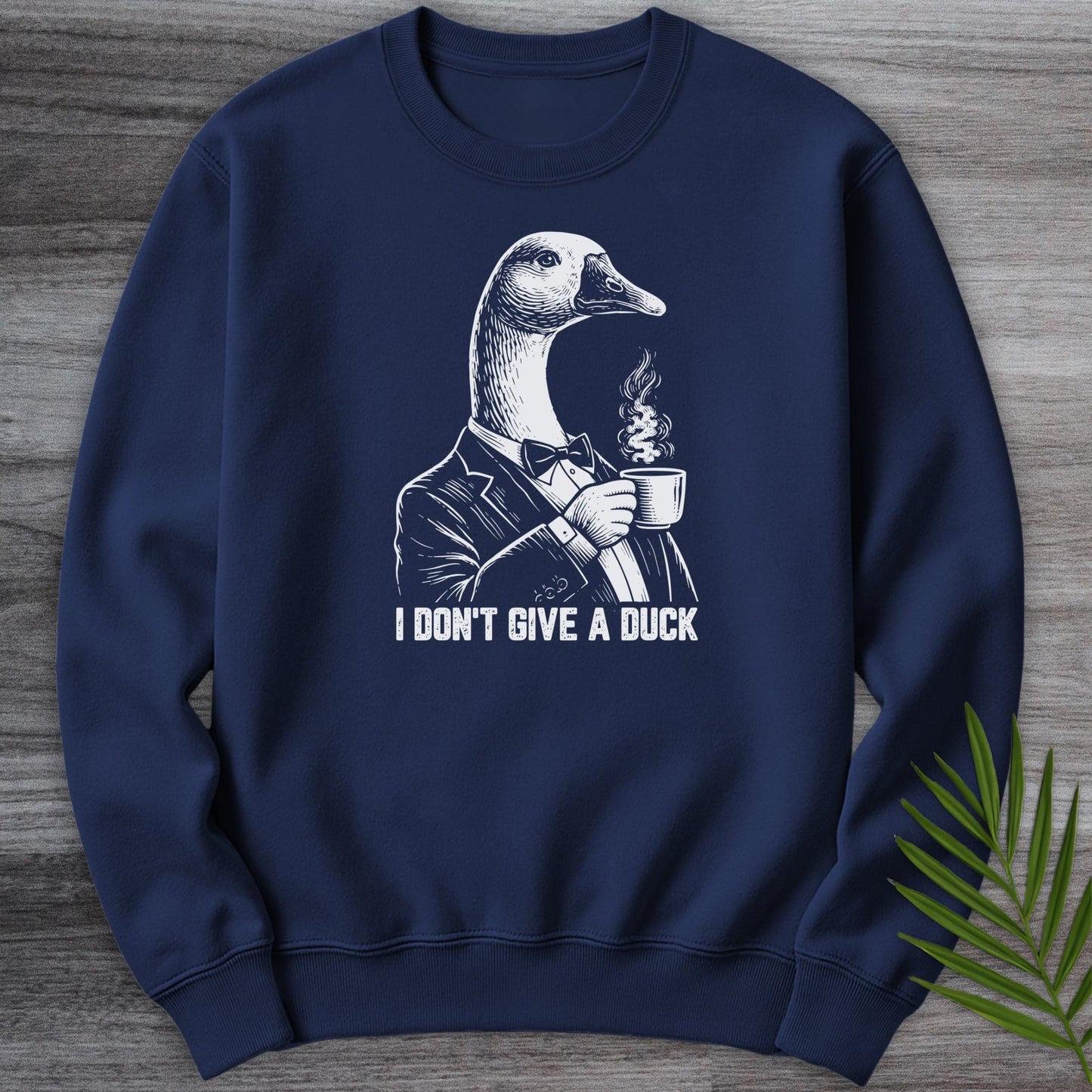 Sweatshirt Navy / S I Don't Give a Duck Crewneck