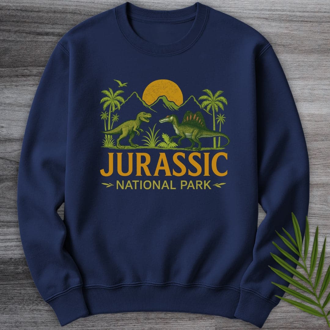 Sweatshirt Navy / S Jurassic National Park Crewneck