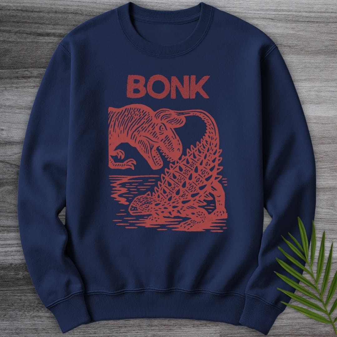 Sweatshirt Navy / S Late Cretaceous Bonk Crewneck