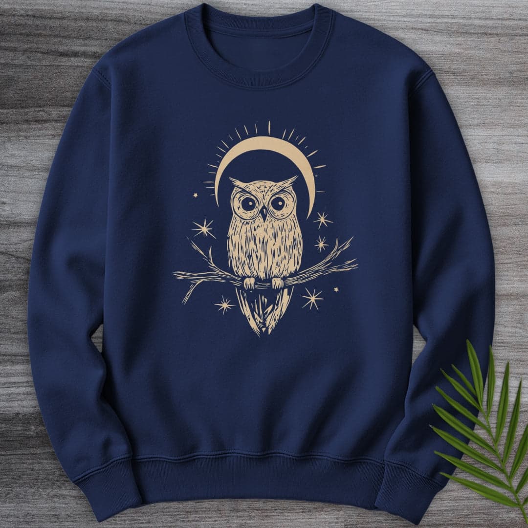 Sweatshirt Navy / S Night Owl Moonlight Crewneck