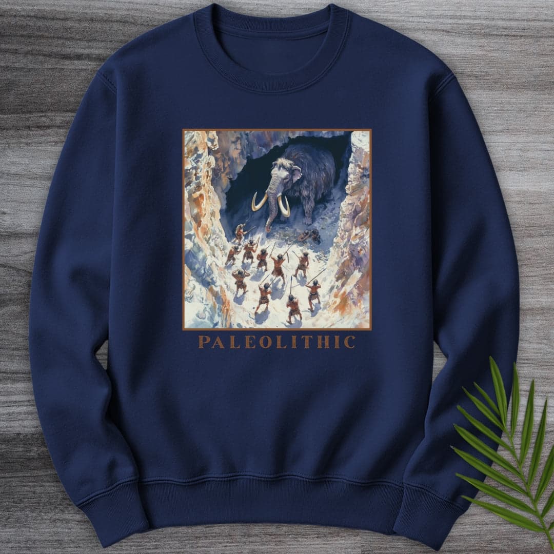 Sweatshirt Navy / S Paleolithic Cave Hunting Crewneck