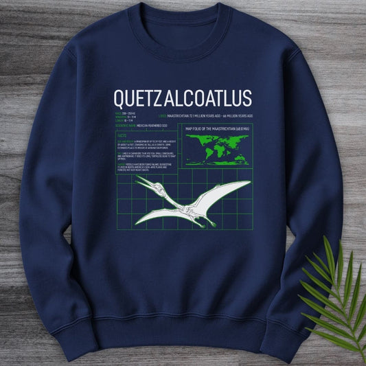 Sweatshirt Navy / S Quetzalcoatlus Grid Crewneck