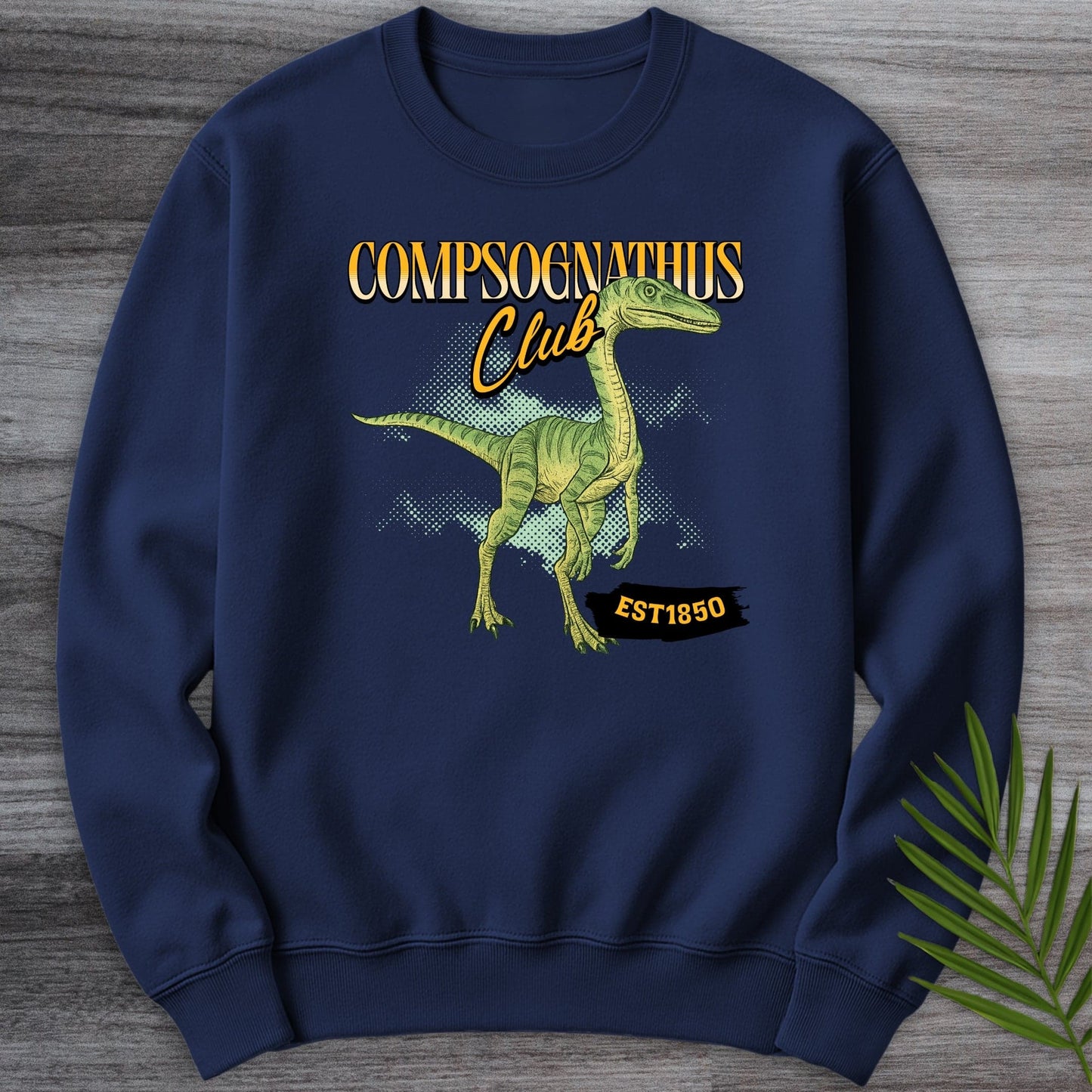 Sweatshirt Navy / S The Compsognathus Club Crewneck