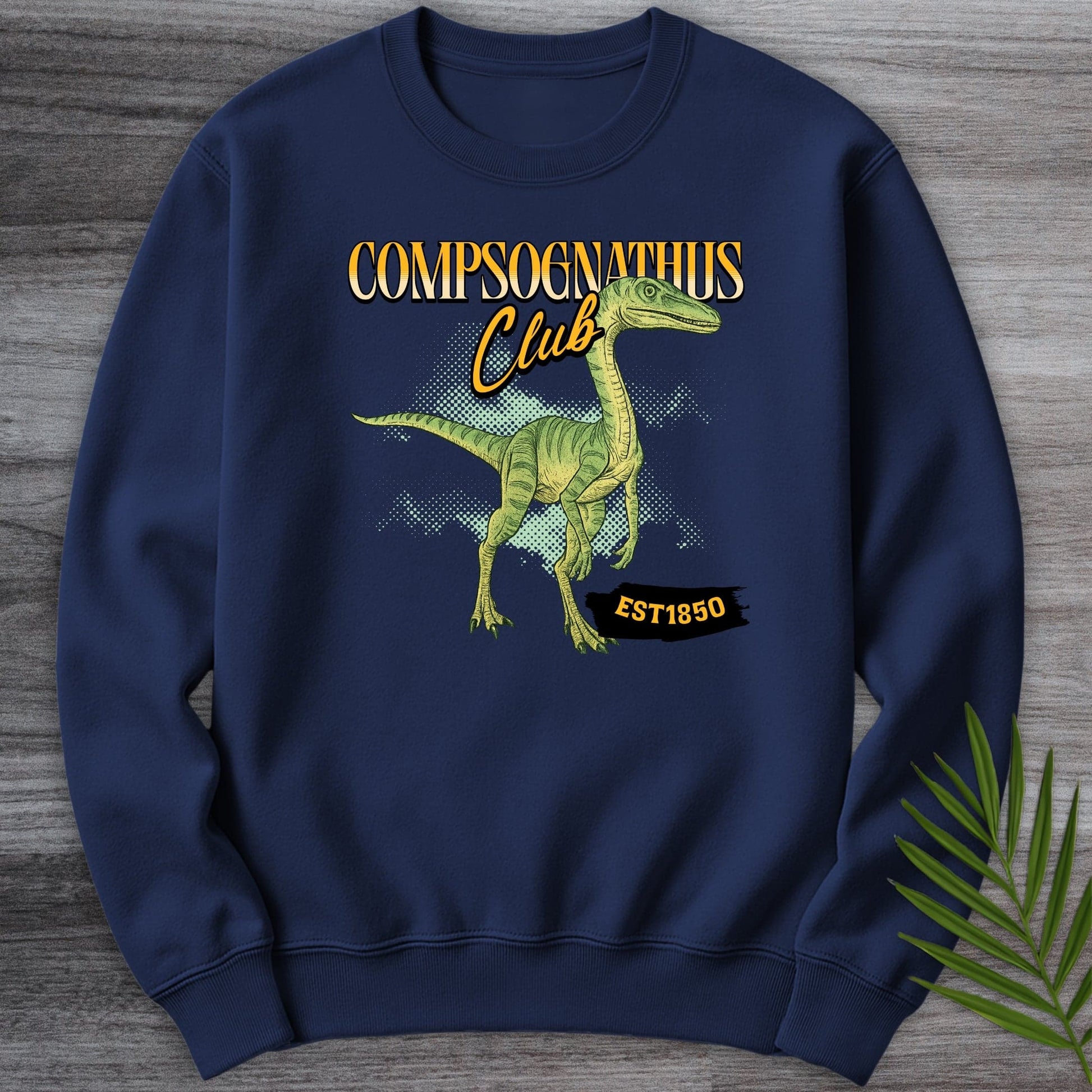 Sweatshirt Navy / S The Compsognathus Club Crewneck