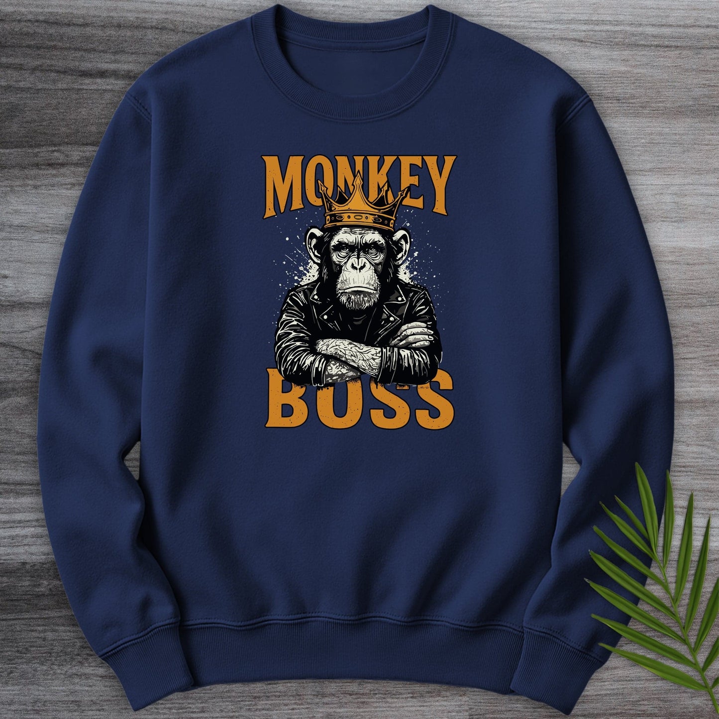 Sweatshirt Navy / S The Monkey Boss Crewneck