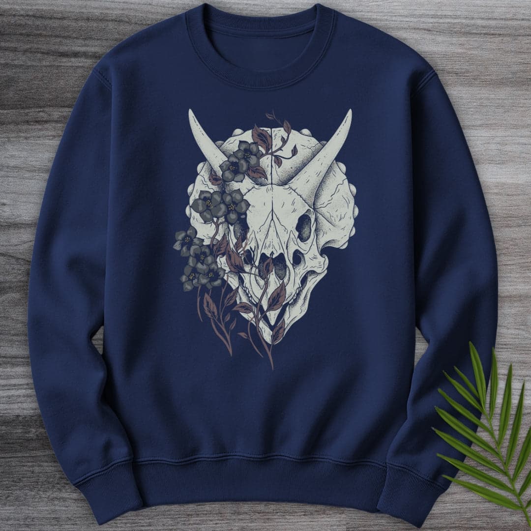 Sweatshirt Navy / S Triceratops Botanical Relic Crewneck