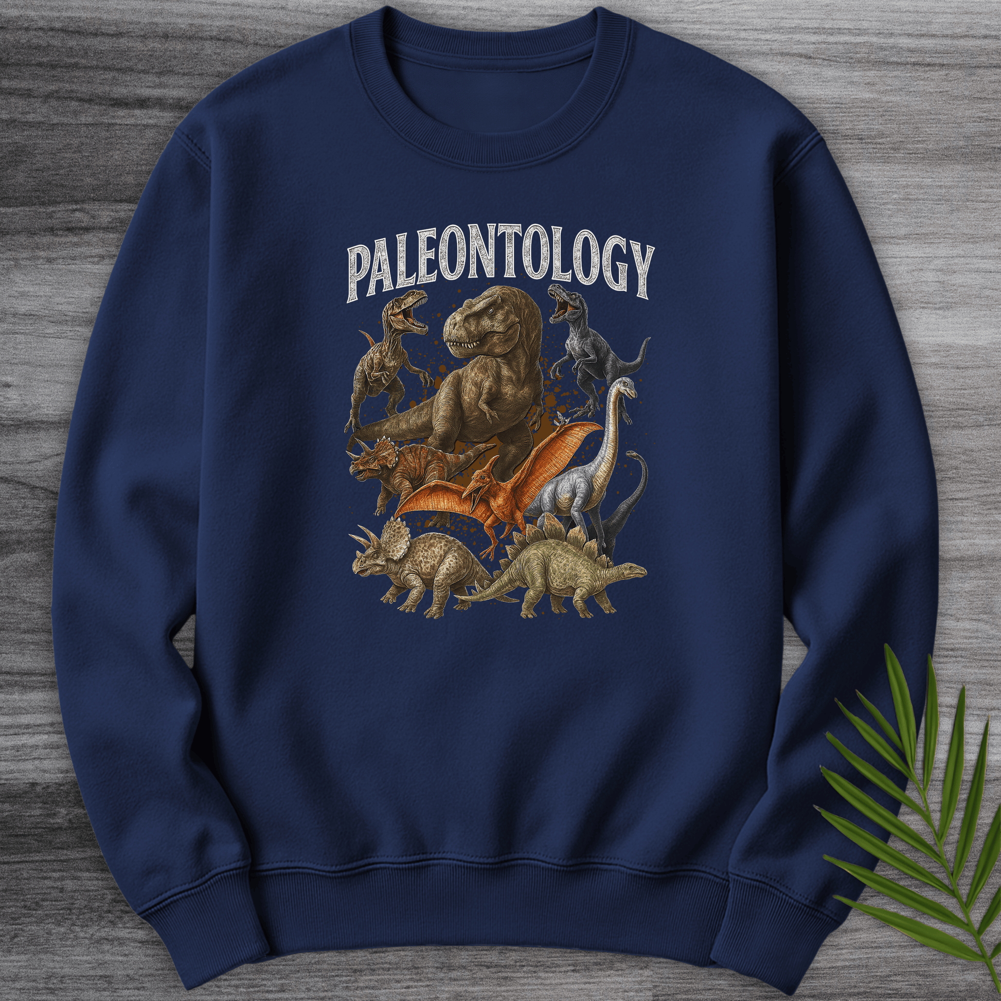 Sweatshirt Navy / S Vintage 90's Paleontology Collection Crewneck