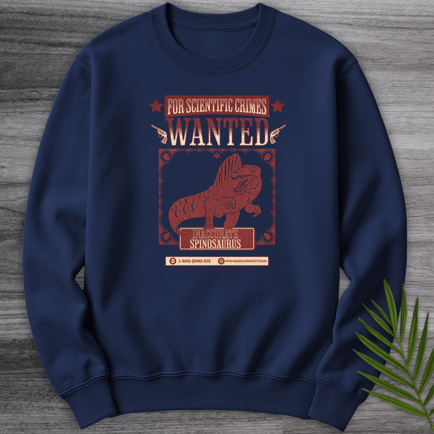 Sweatshirt Navy / S WANTED Inaccurate Spino Crewneck