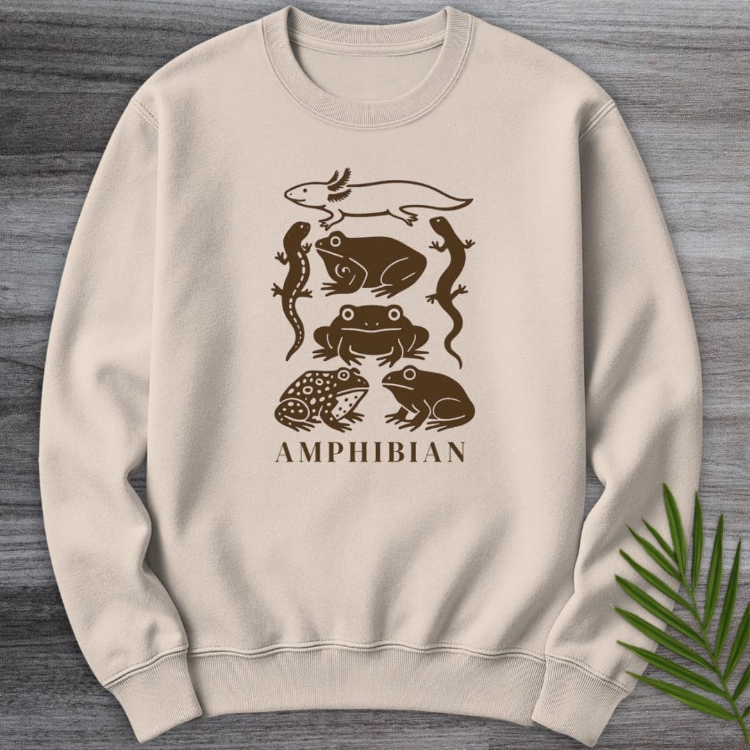 Sweatshirt Sand / S Amphibian Species Chart Crewneck