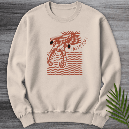 Sweatshirt Sand / S Anomalocaris I Do My Best Crewneck