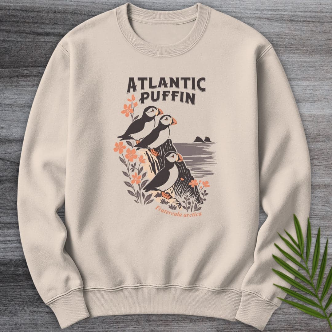 Sweatshirt Sand / S Atlantic Puffin Shore Crewneck
