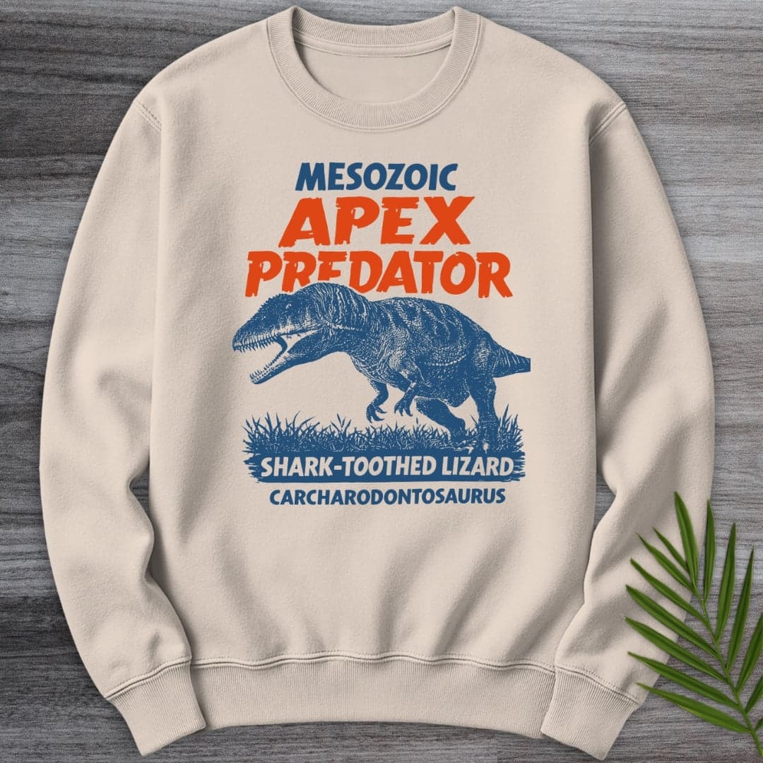 Sweatshirt Sand / S Carcharodontosaurus Mesozoic Apex Crewneck