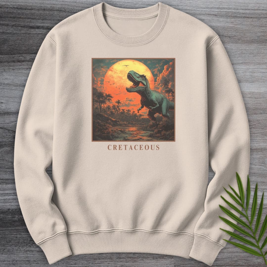 Sweatshirt Sand / S Cretaceous T.rex Graphic Crewneck