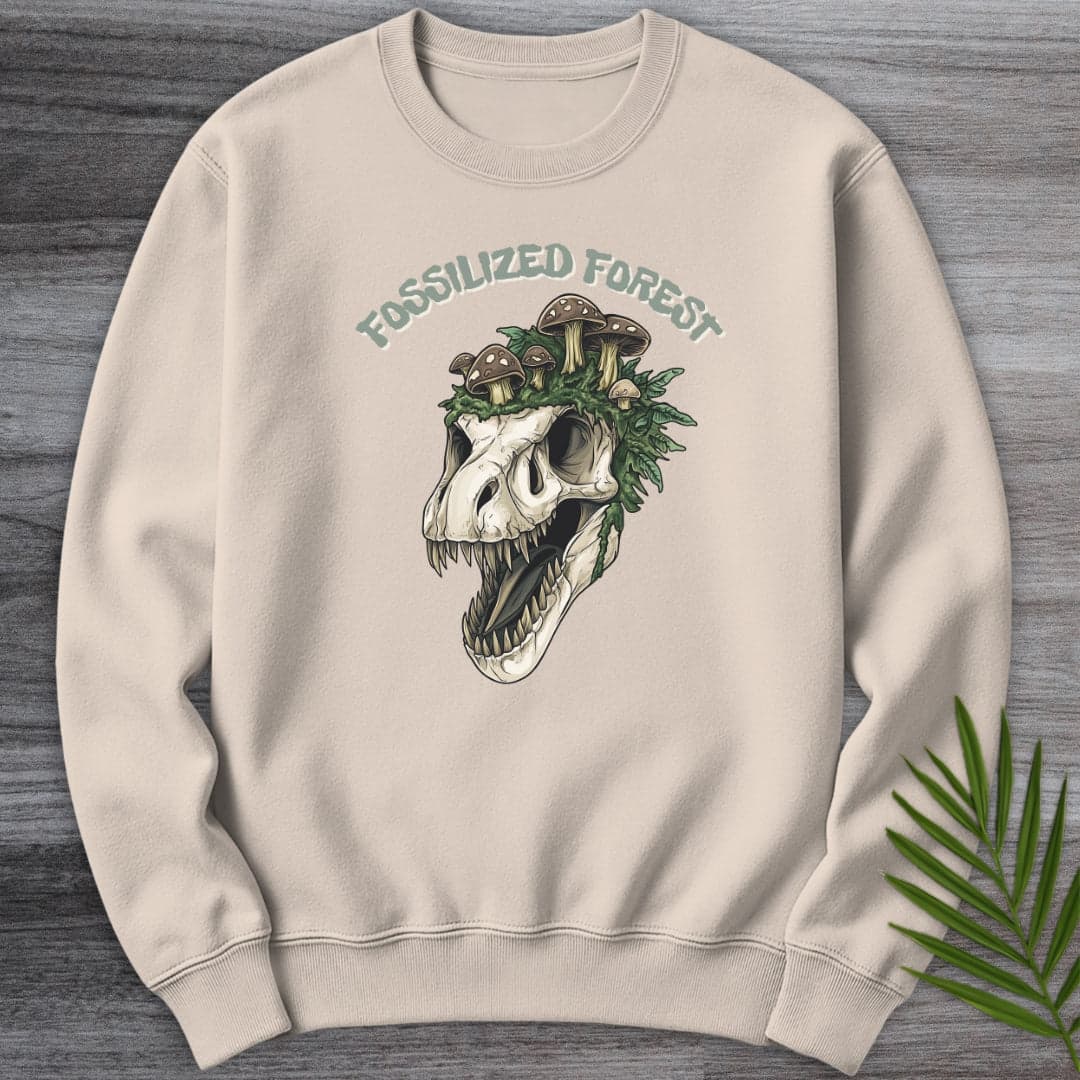 Sweatshirt Sand / S Fossilized Forest Crewneck