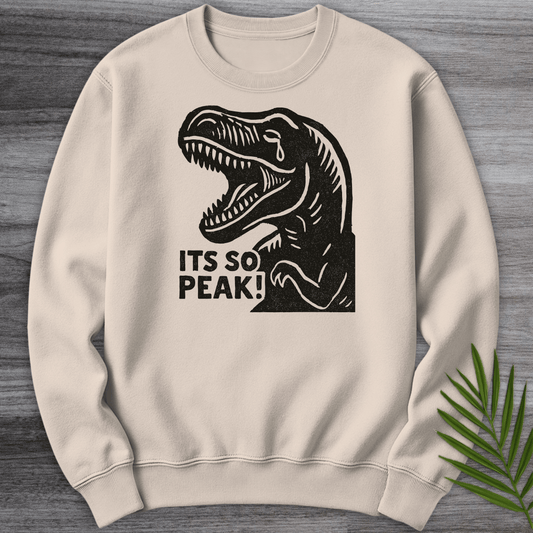 Sweatshirt Sand / S It's So Peak Crewneck