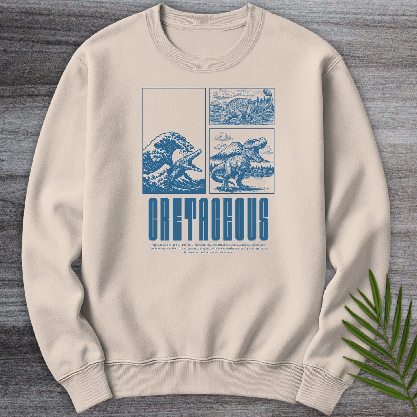 Sweatshirt Sand / S Japanese Cretaceous Legends Crewneck