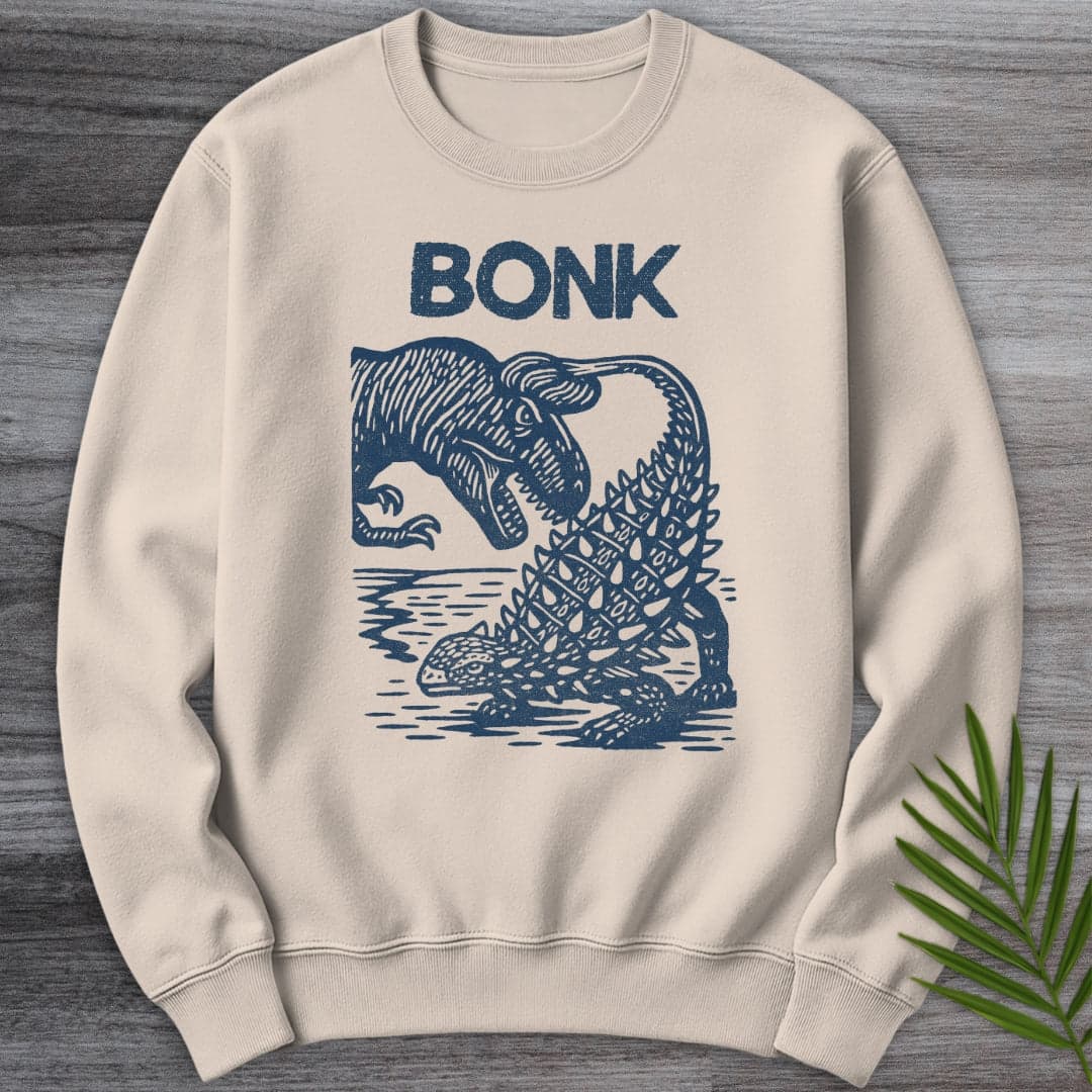 Sweatshirt Sand / S Late Cretaceous Bonk Crewneck