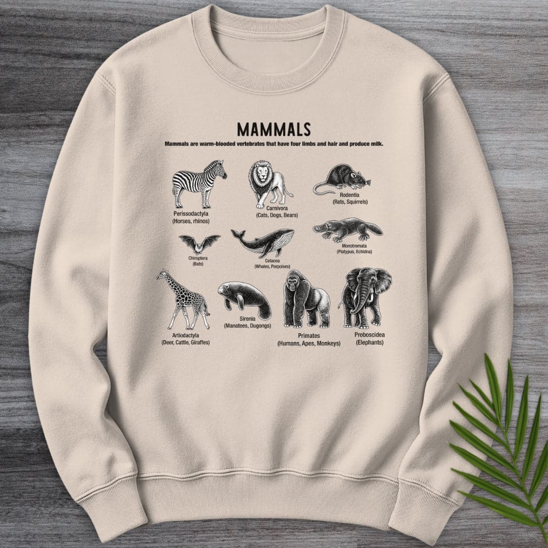 Sweatshirt Sand / S Mammals Education Crewneck