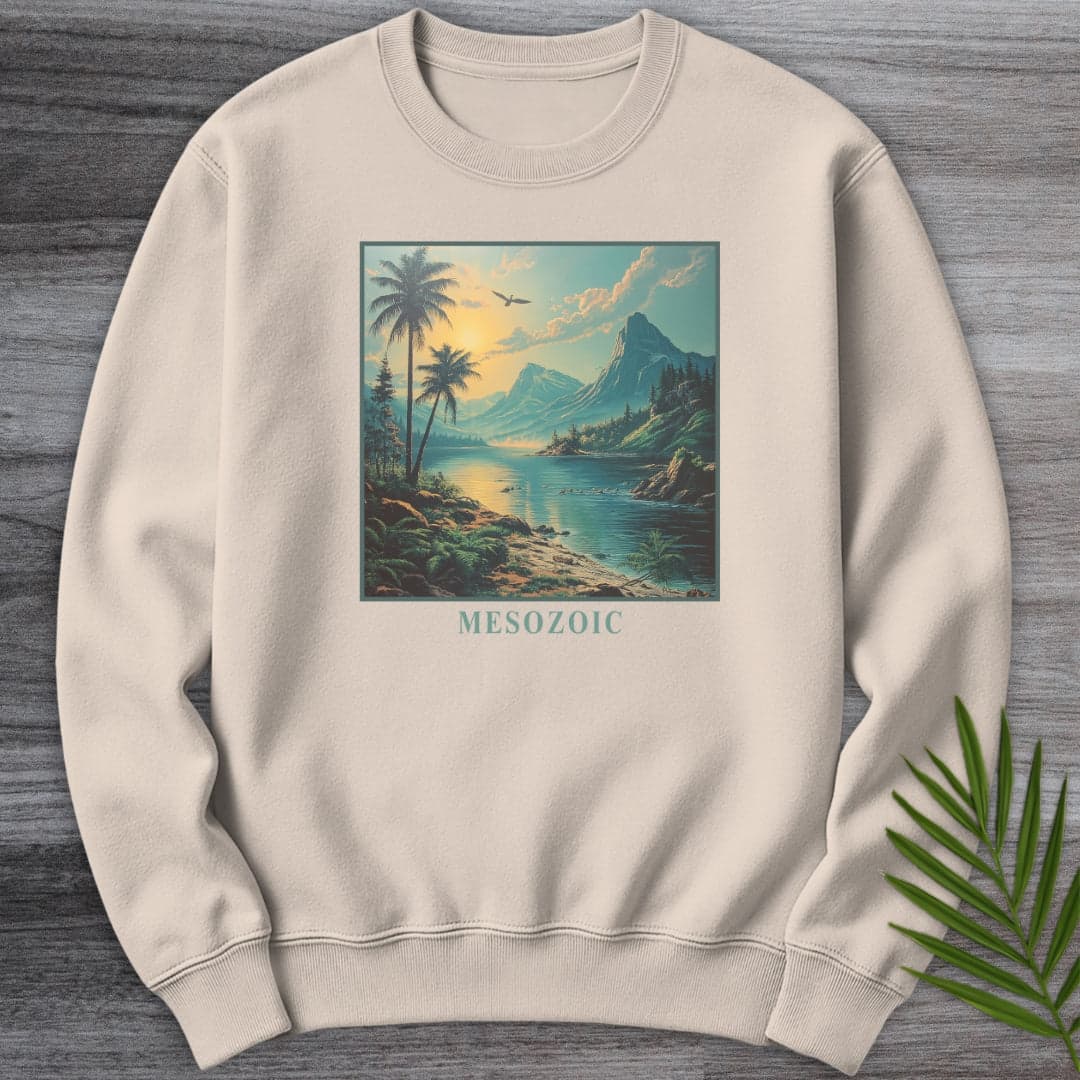 Sweatshirt Sand / S Mesozoic Environment Graphic Crewneck