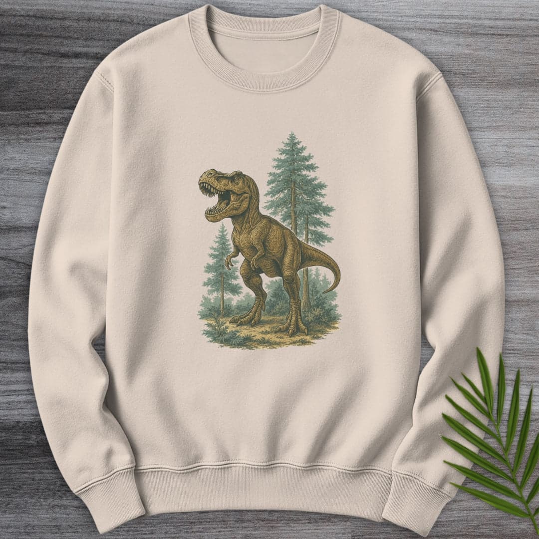 Sweatshirt Sand / S Old Growth T.rex Crewneck