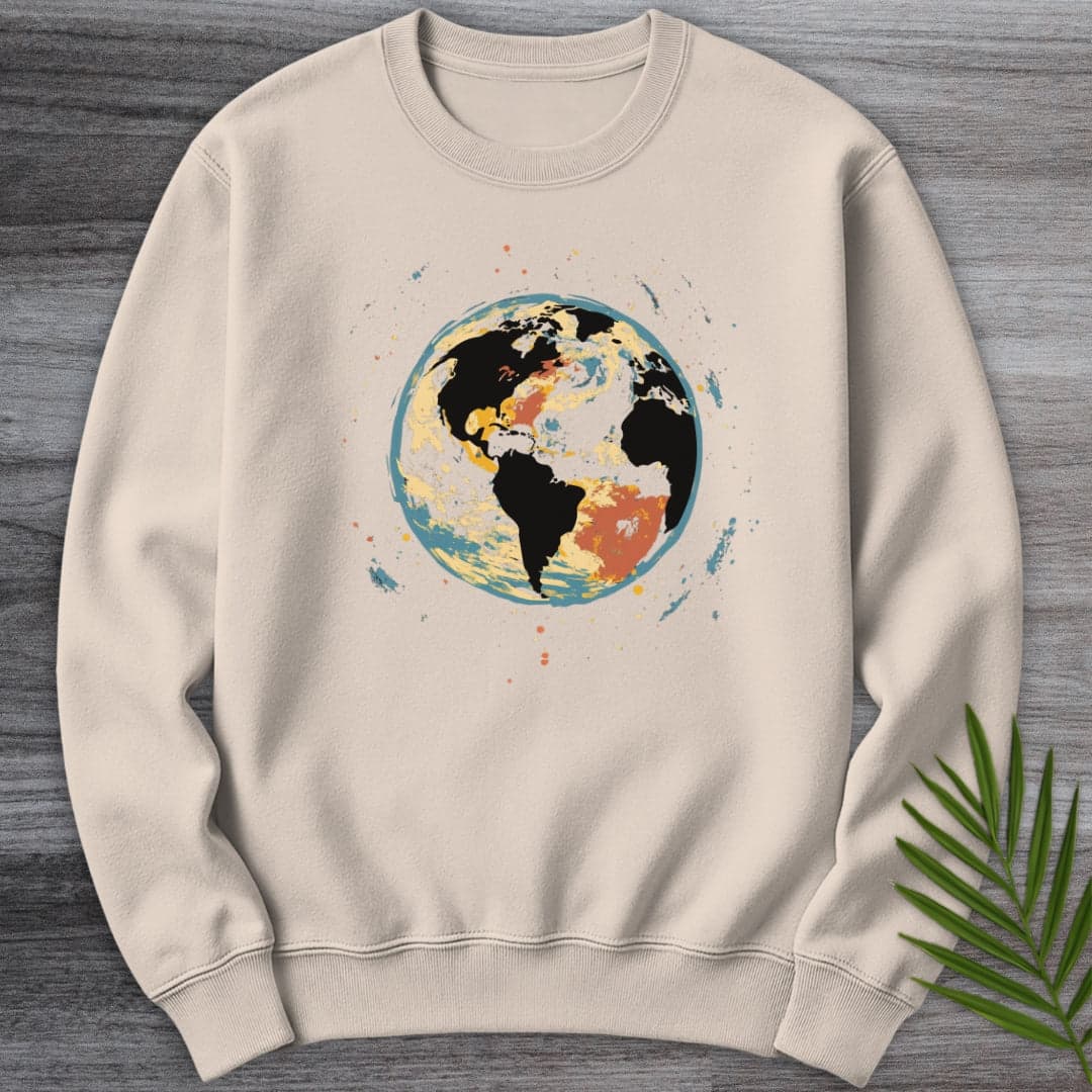 Sweatshirt Sand / S Painted Earth Graphic Crewneck