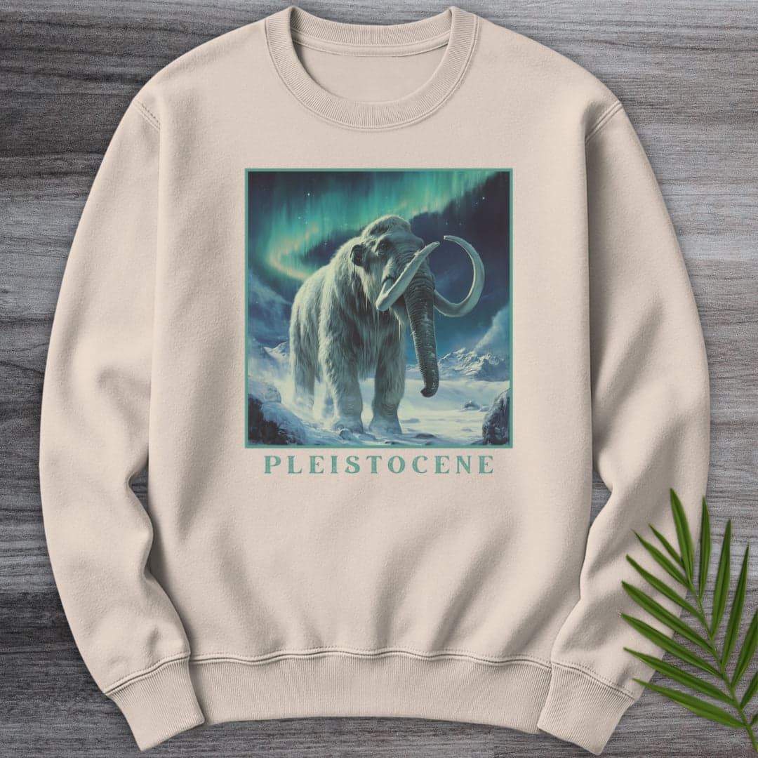 Sweatshirt Sand / S Pleistocene Megafauna Ice Age Crewneck
