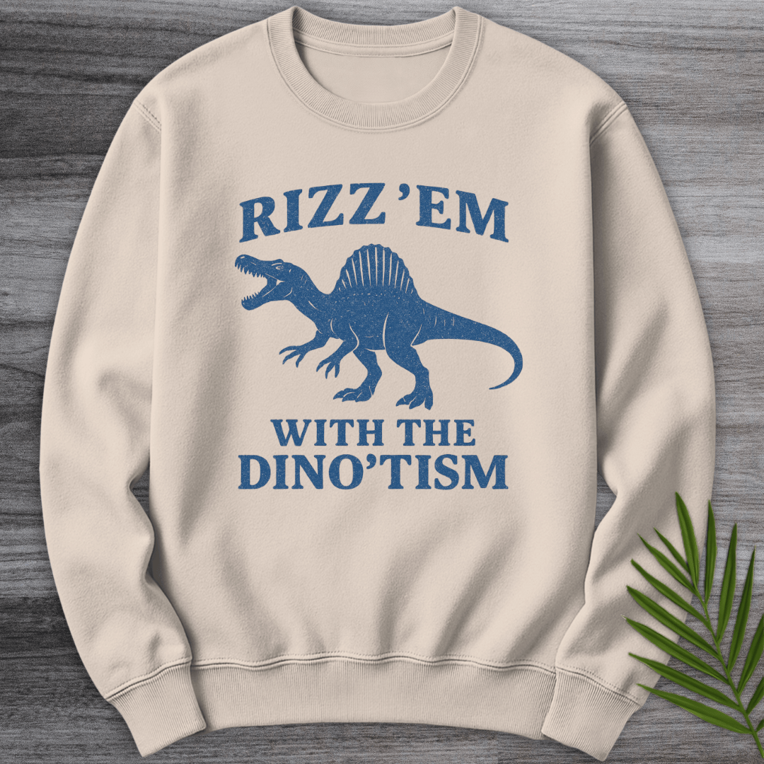 Sweatshirt Sand / S Rizz'em with Dino'tism Crewneck