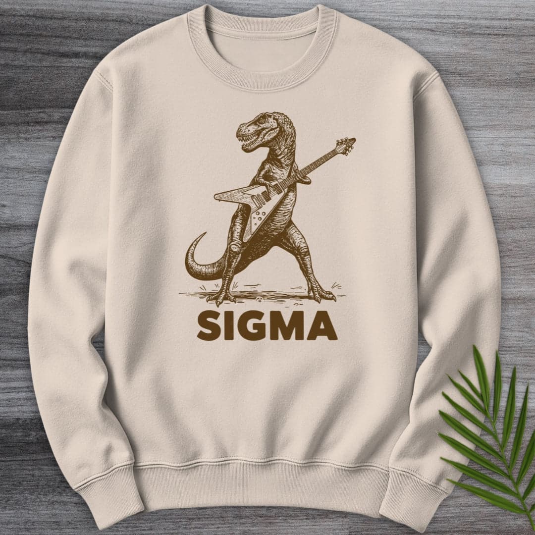 Sweatshirt Sand / S Sigma Rex Crewneck