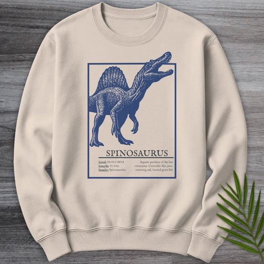 Sweatshirt Sand / S Spinosaurus Sail-Backed Hunter Crewneck
