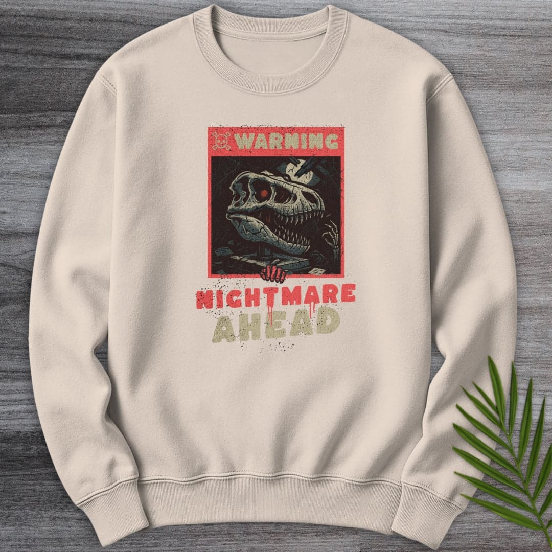 Sweatshirt Sand / S T.Rex Nightmare Ahead Crewneck