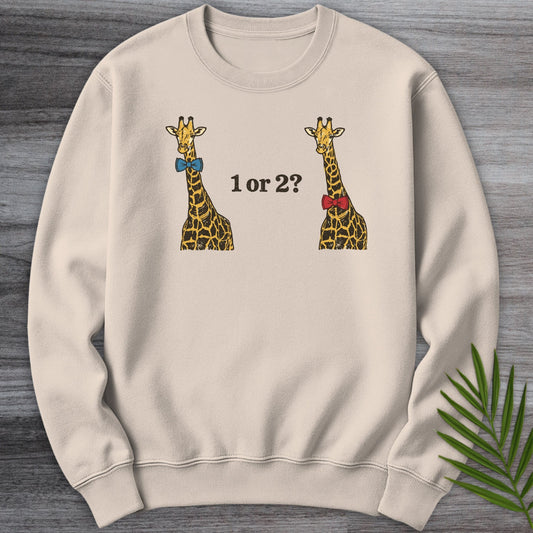 Sweatshirt Sand / S The Giraffe Debate Crewneck
