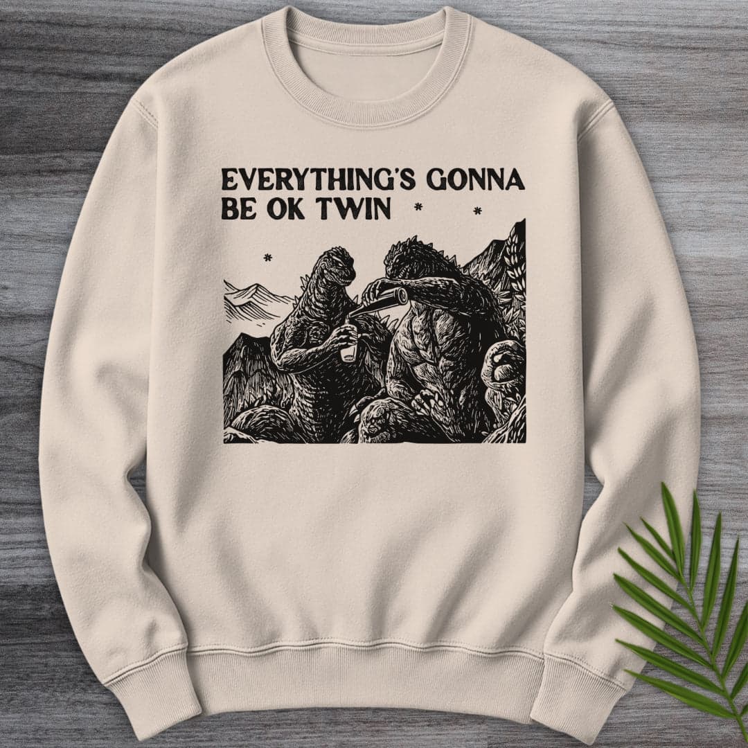 Sweatshirt Sand / S The Gojirasaurus Bros Crewneck