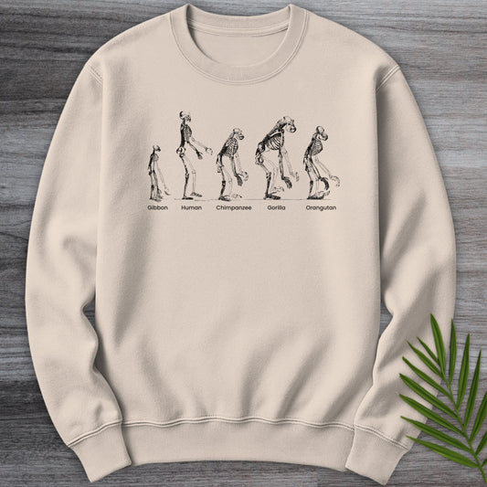 Sweatshirt Sand / S The Skeletons of Apes Crewneck