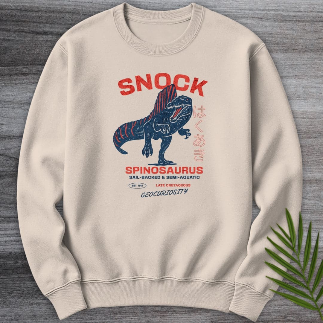 Sweatshirt Sand / S Vintage 1912 Spinosaurus Snock Crewneck