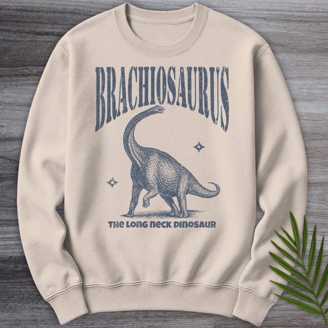 Sweatshirt Sand / S Vintage Brachiosaurus Crewneck