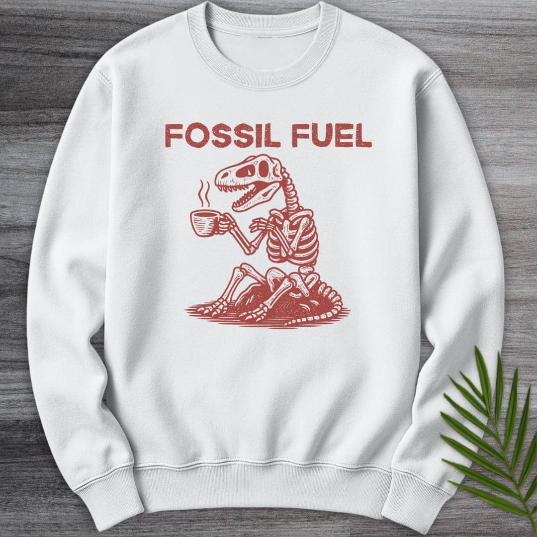 Sweatshirt White / S Allosaurus Fossil Fuel Crewneck