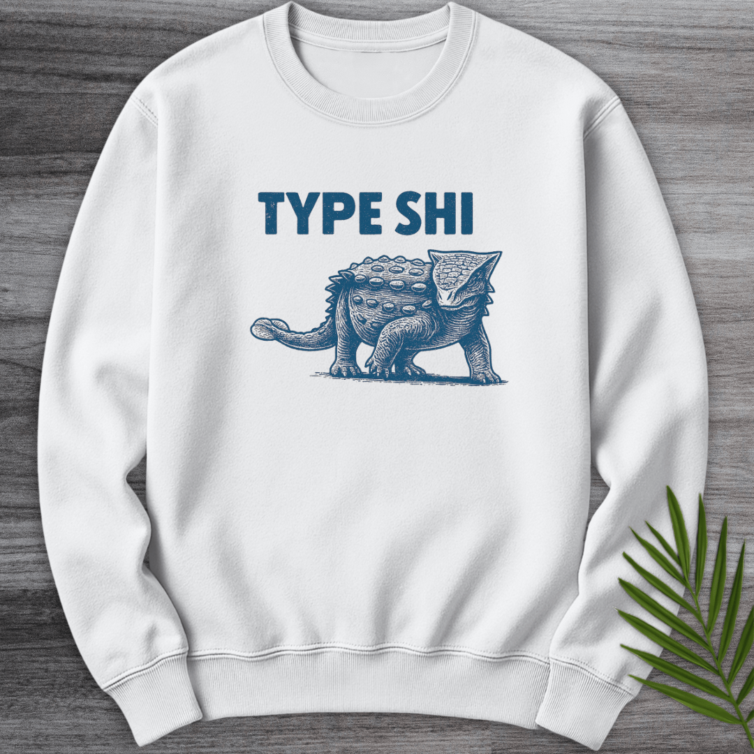 Sweatshirt White / S Anodontosaurus Type Shi Crewneck