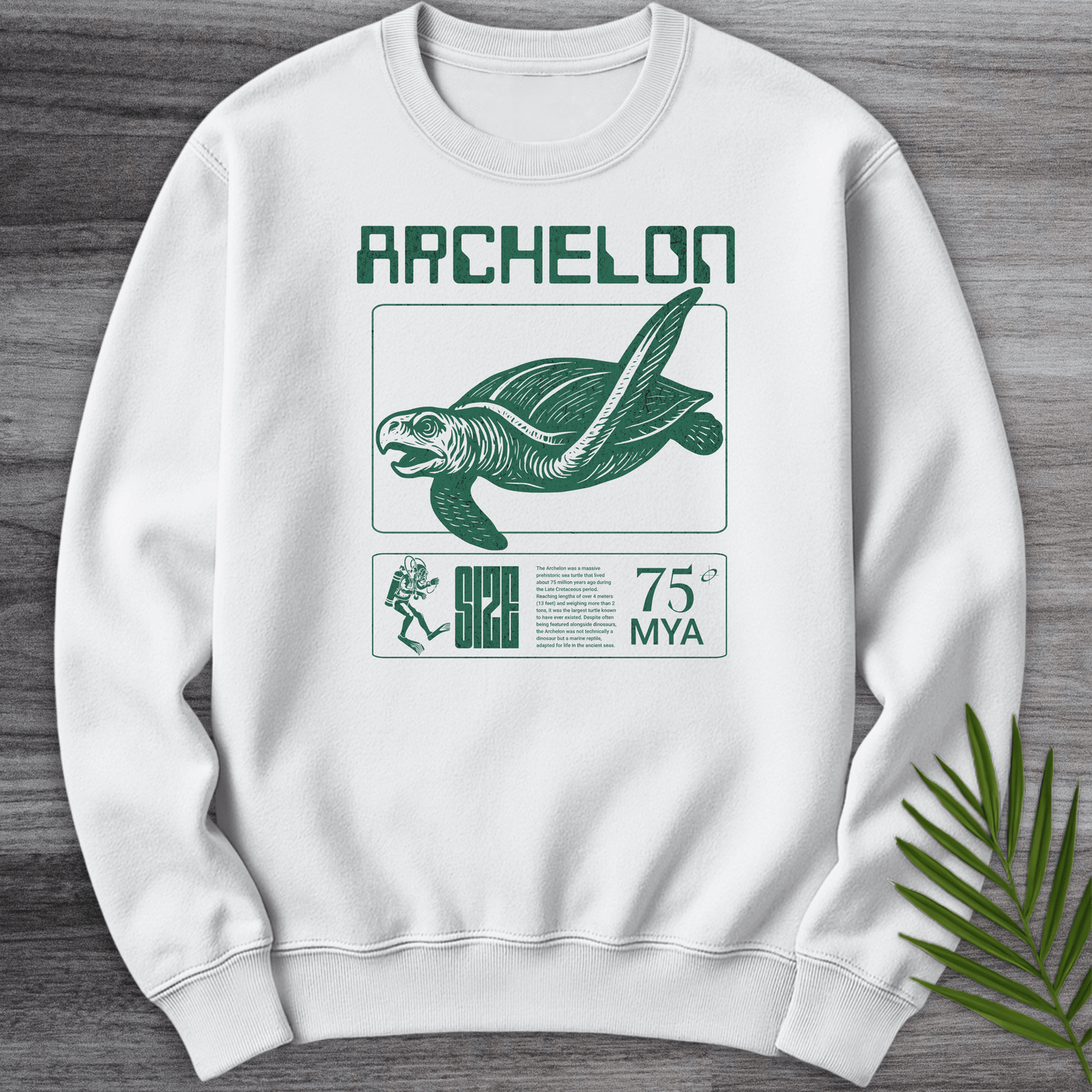 Sweatshirt White / S Archelon Ruling Turtle Crewneck