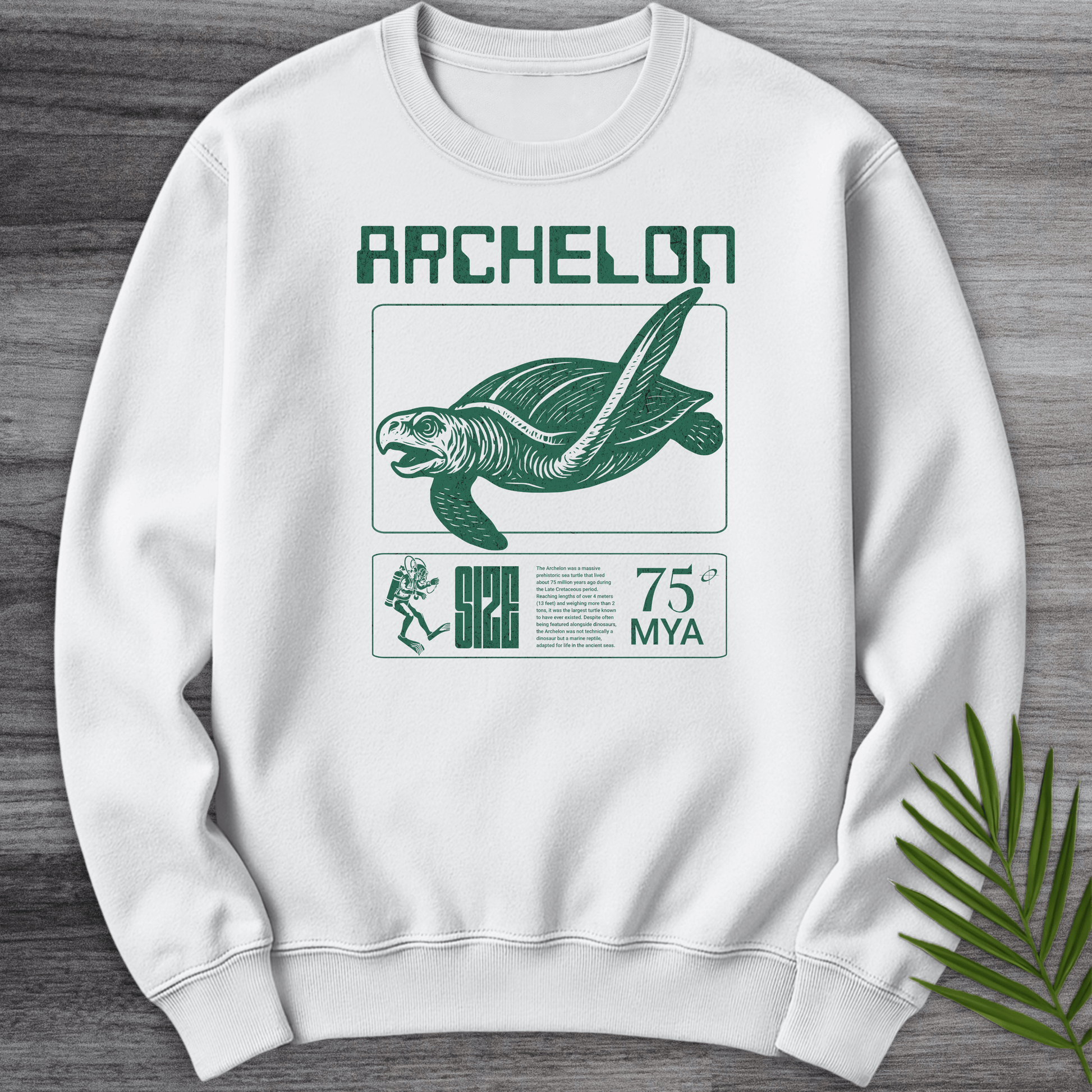 Sweatshirt White / S Archelon Ruling Turtle Crewneck