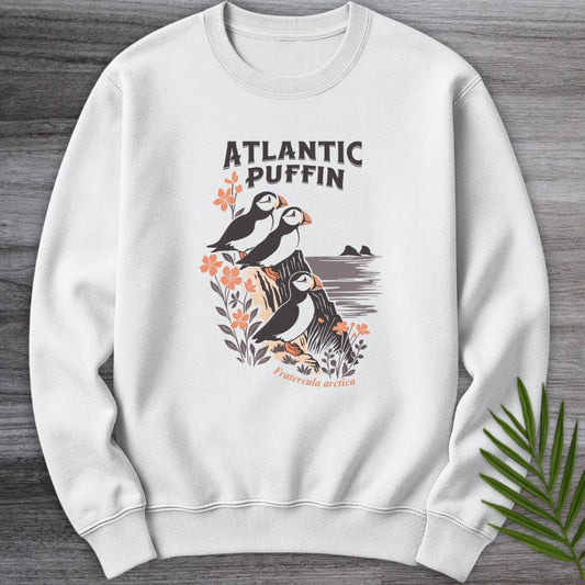 Sweatshirt White / S Atlantic Puffin Shore Crewneck