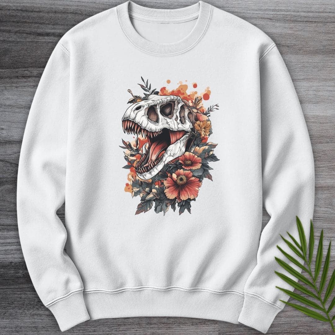 Sweatshirt White / S Floral Fossil Fury Crewneck