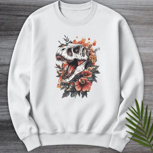 Sweatshirt White / S Floral Fossil Fury Crewneck