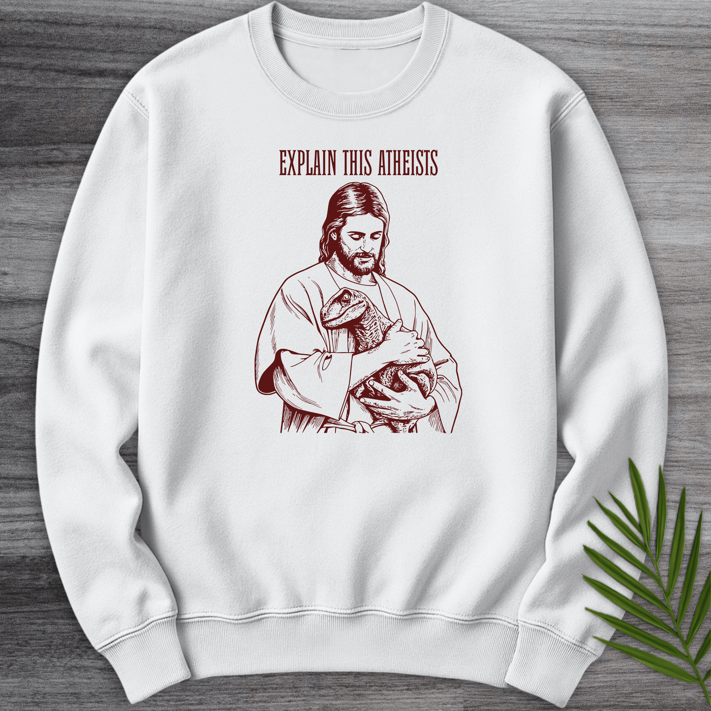 Sweatshirt White / S Gospel of the Raptor Crewneck