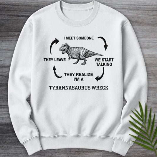 Sweatshirt White / S I'm a T.Wreck Crewneck