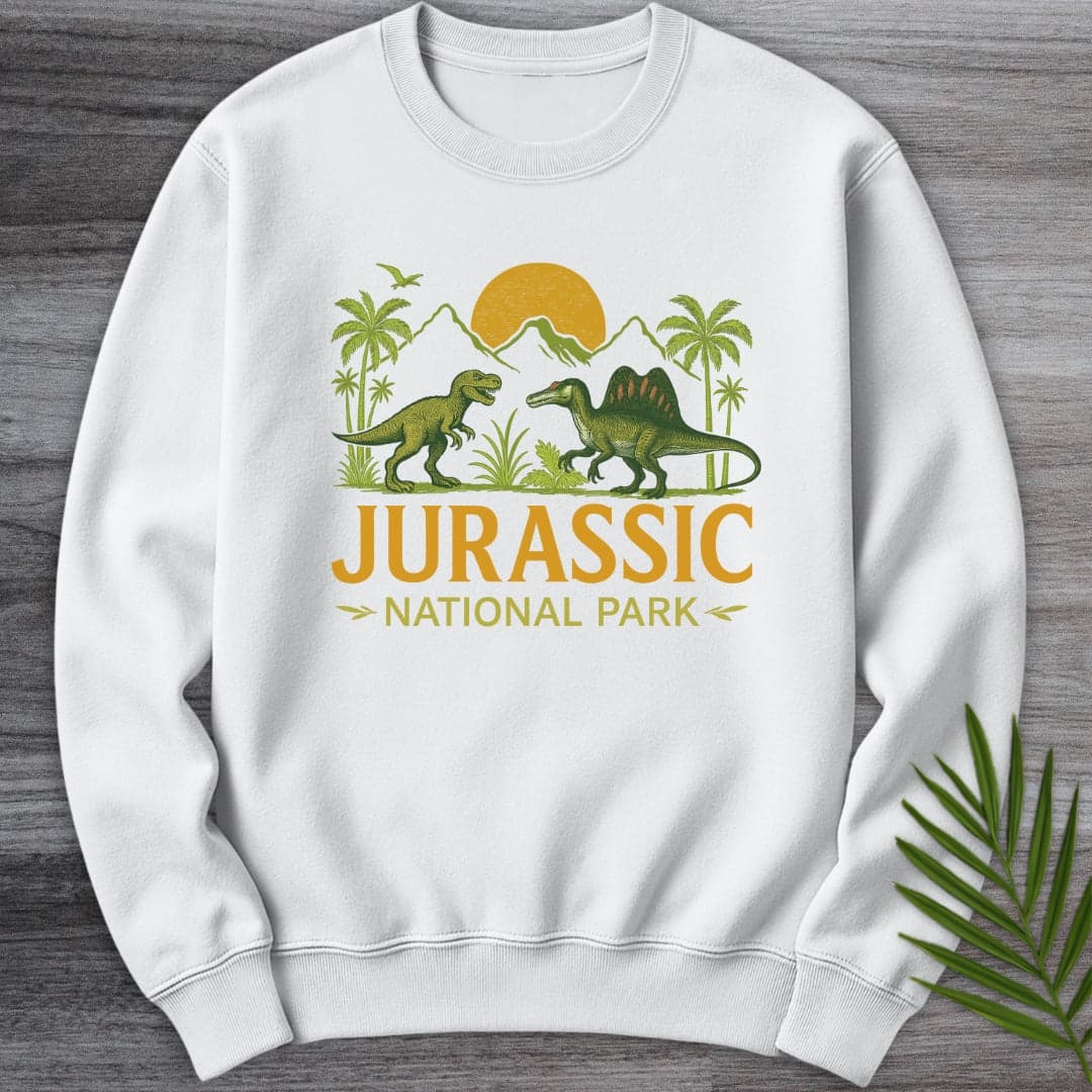 Sweatshirt White / S Jurassic National Park Crewneck