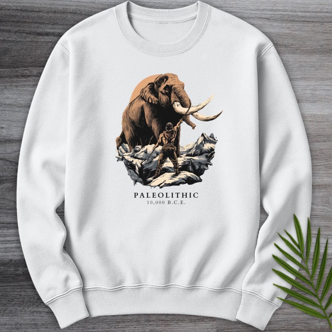 Sweatshirt White / S Paleolithic Mammoth BCE Crewneck